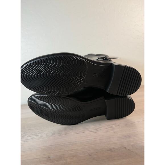 New! ECCO SARTORELLE 25 Women's High-cut Buckled Leather Boots 8-8.5US/39EU/UK6 - Picture 7 of 7